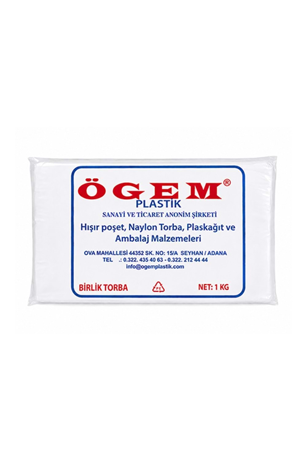 Ögem 20*30 Birlik Naylon Torba 25 Kg.