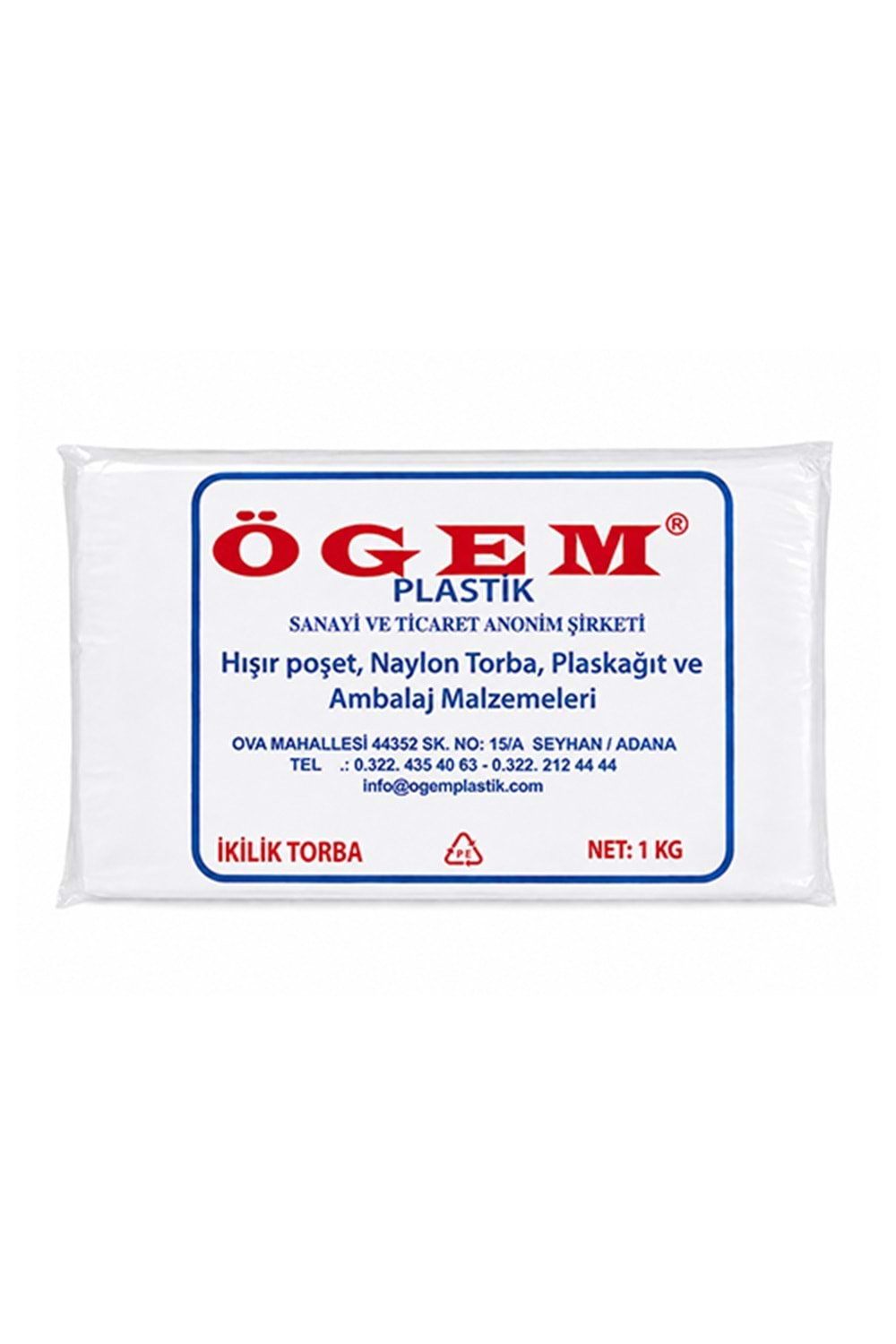 Ögem 23*26 İkilik Naylon Torba 25 Kg.