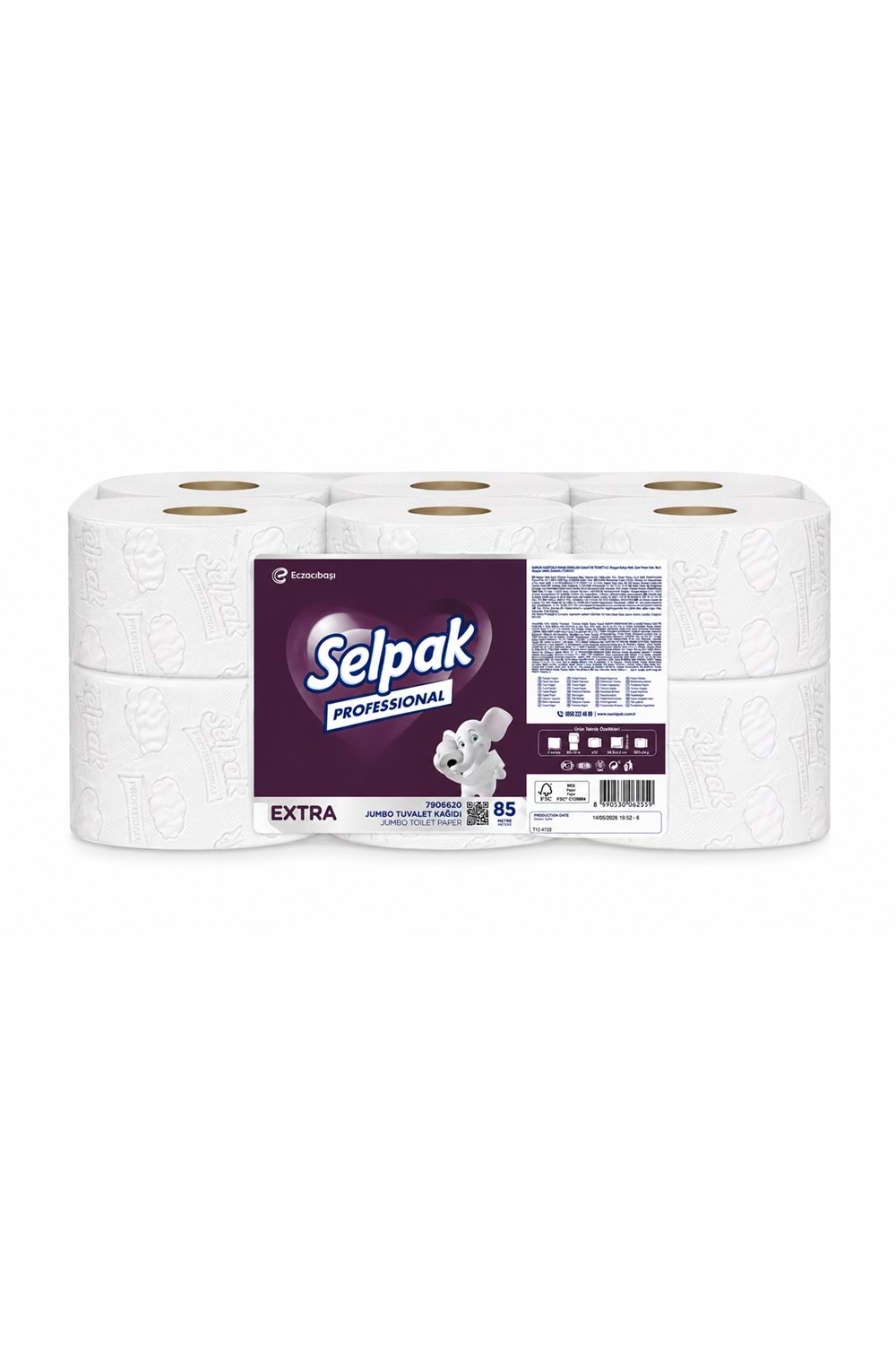 Selpak Pro. Extra Jumbo Tuv. Kağıdı -85 Mt. (7906620)