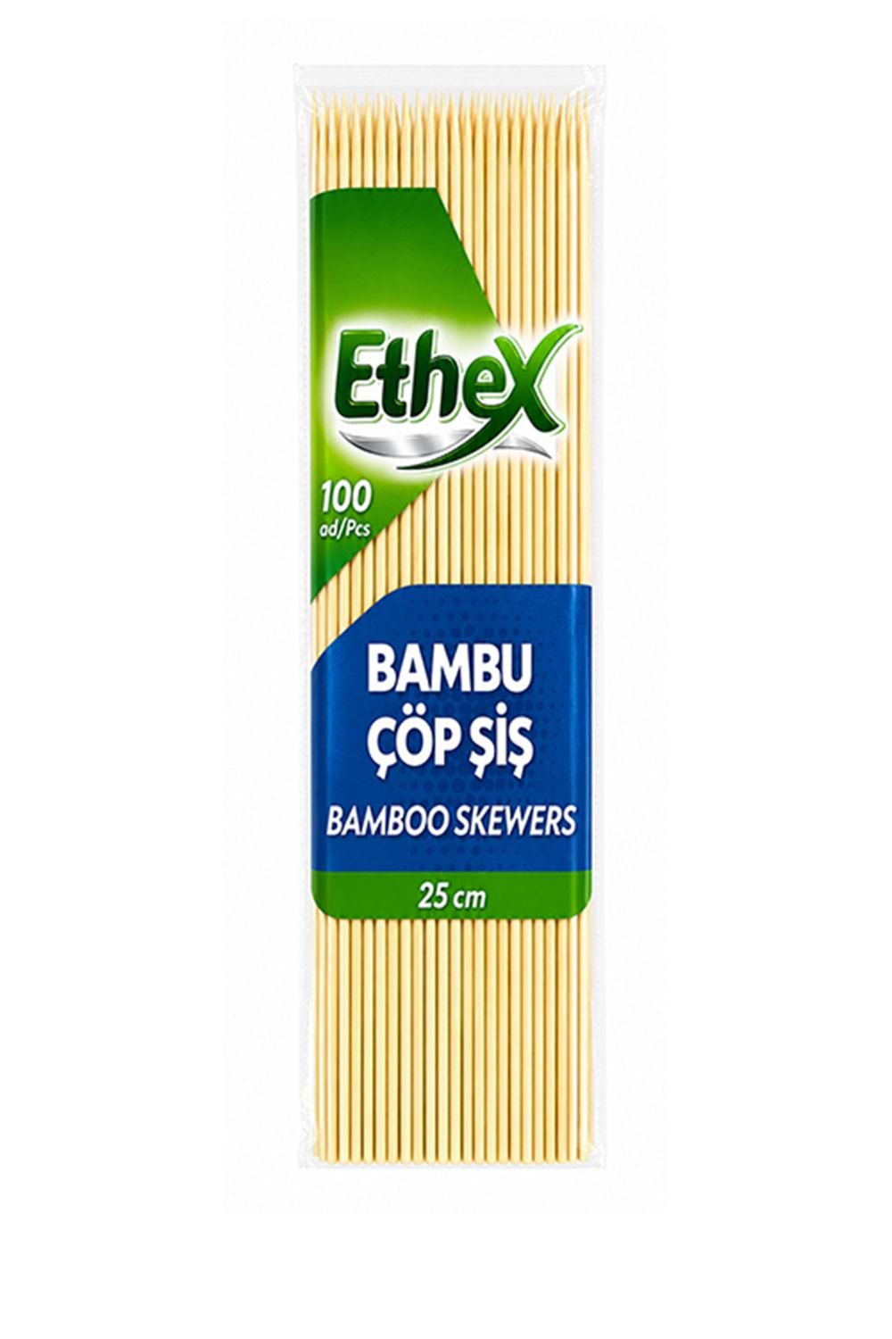 Ethex Çöp Şiş 25 Cm 100Lü*200 Pk.